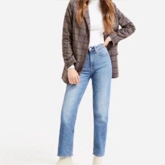 Everlane The Super Soft Straight Leg Jean 100% Organic Cotton | Size 24 Regular - Picture 3 of 6